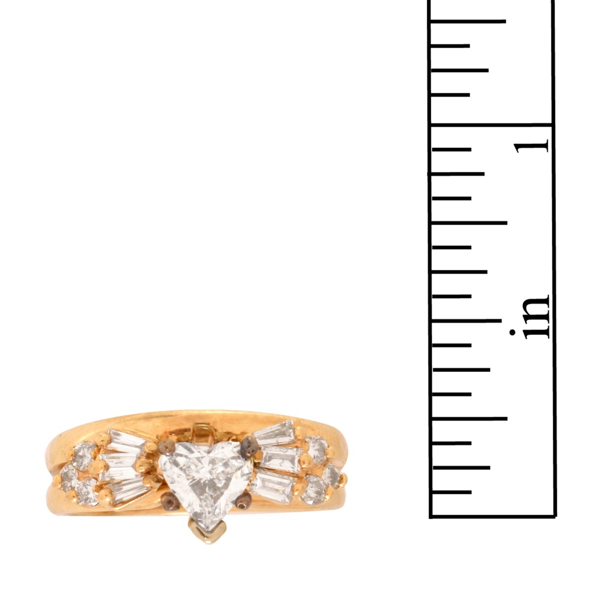 Diamond and 14K Ring Set