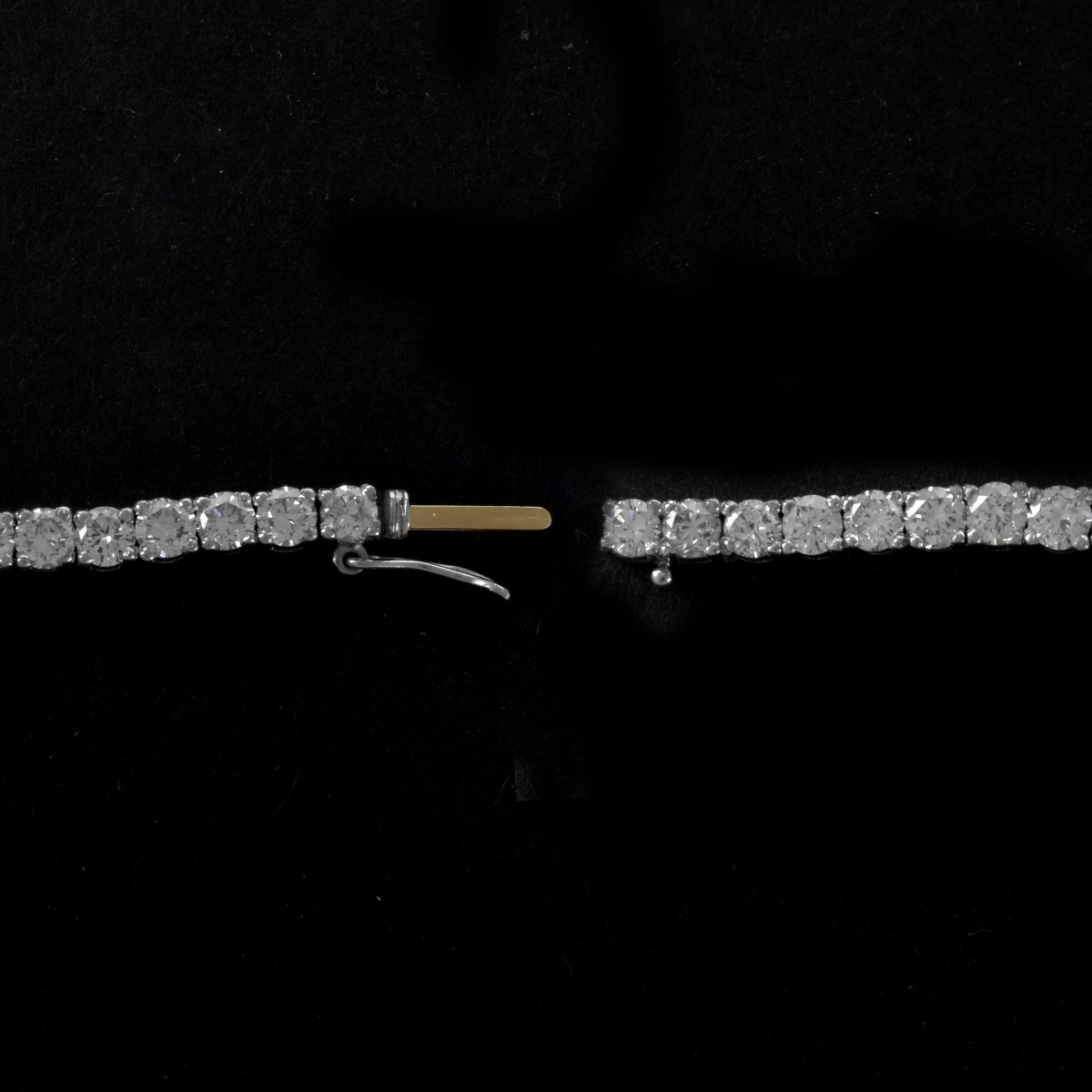 Diamond and Platinum Tennis Bracelet