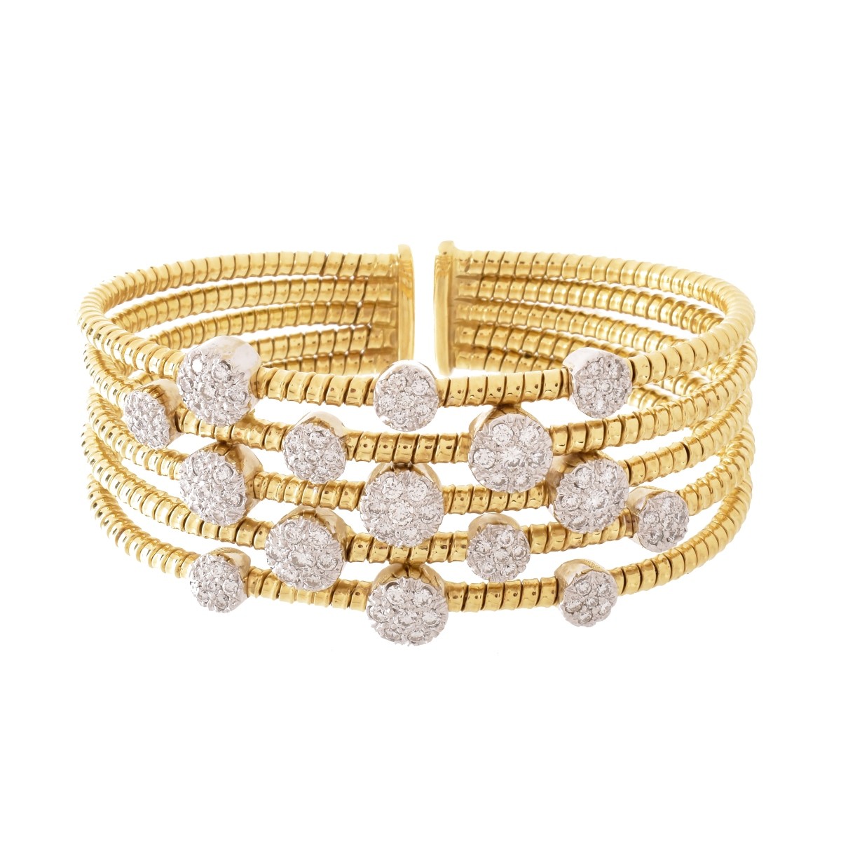 Diamond and 18K Bracelet