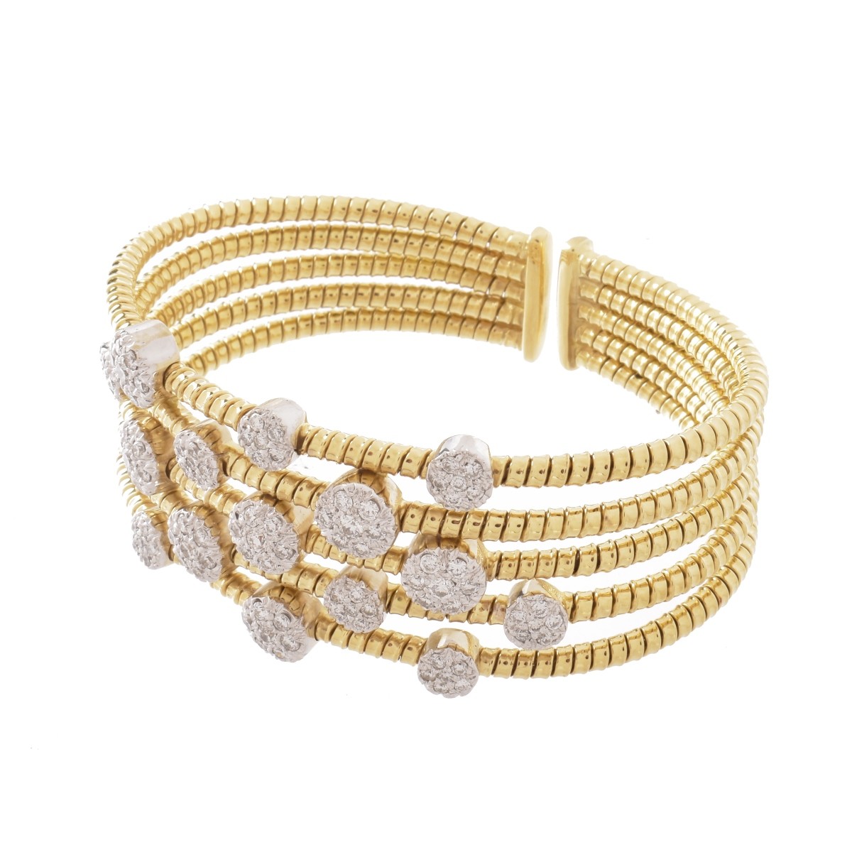 Diamond and 18K Bracelet