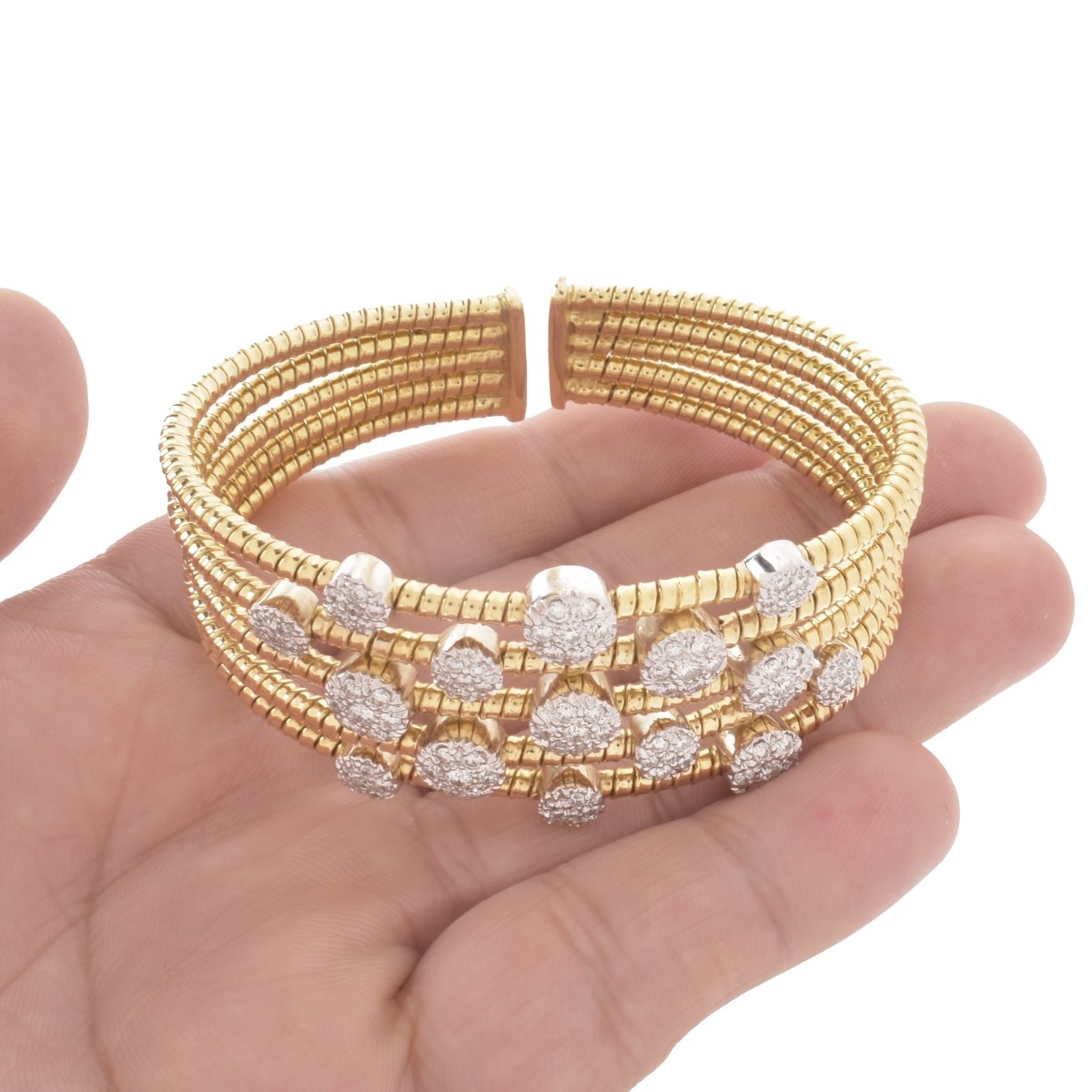 Diamond and 18K Bracelet