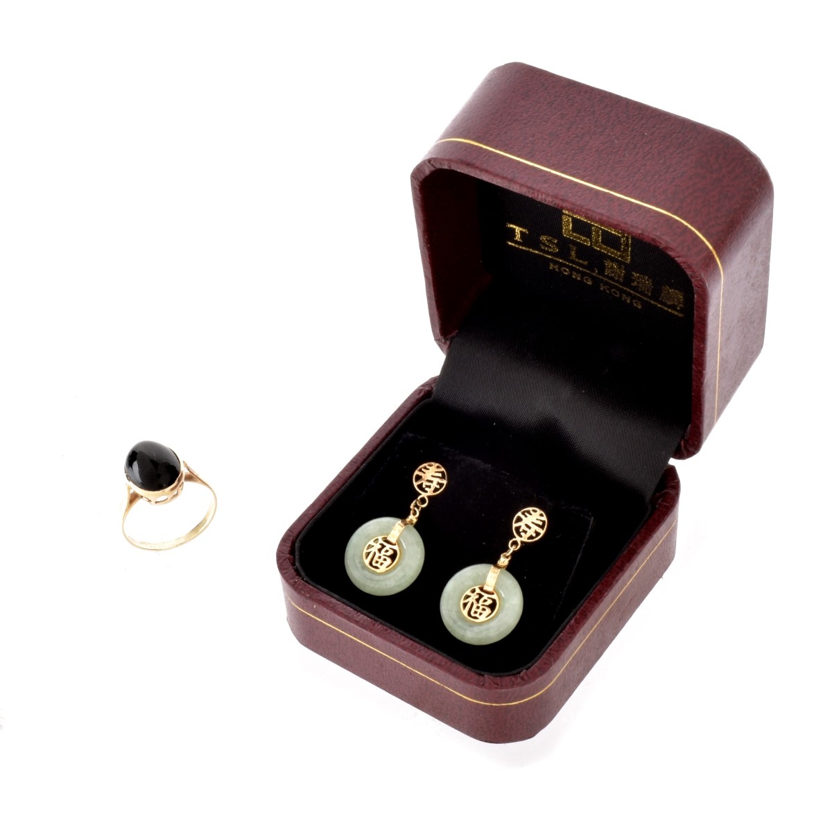 18K Earrings & Ring