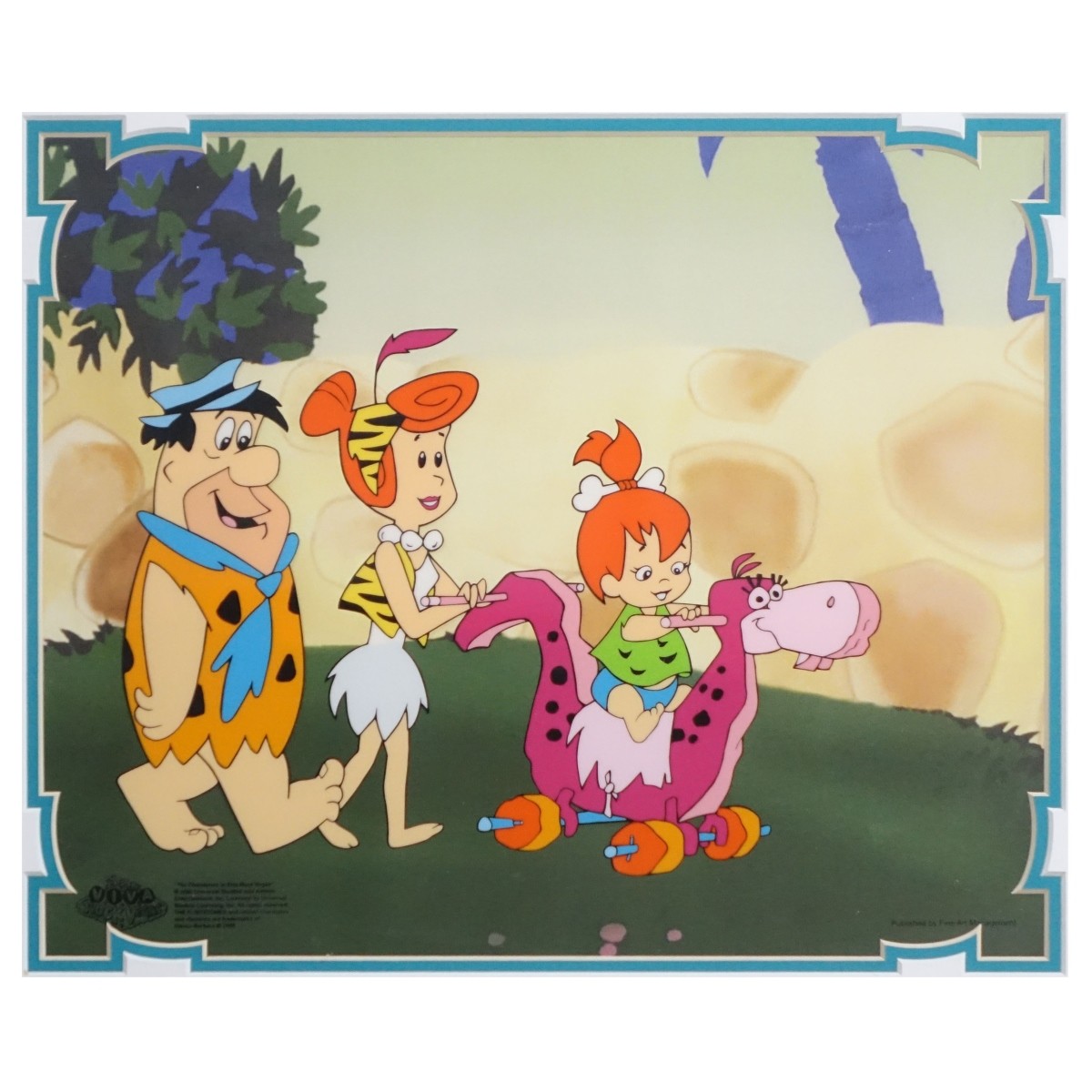 Cartoon Sericel Flintstones