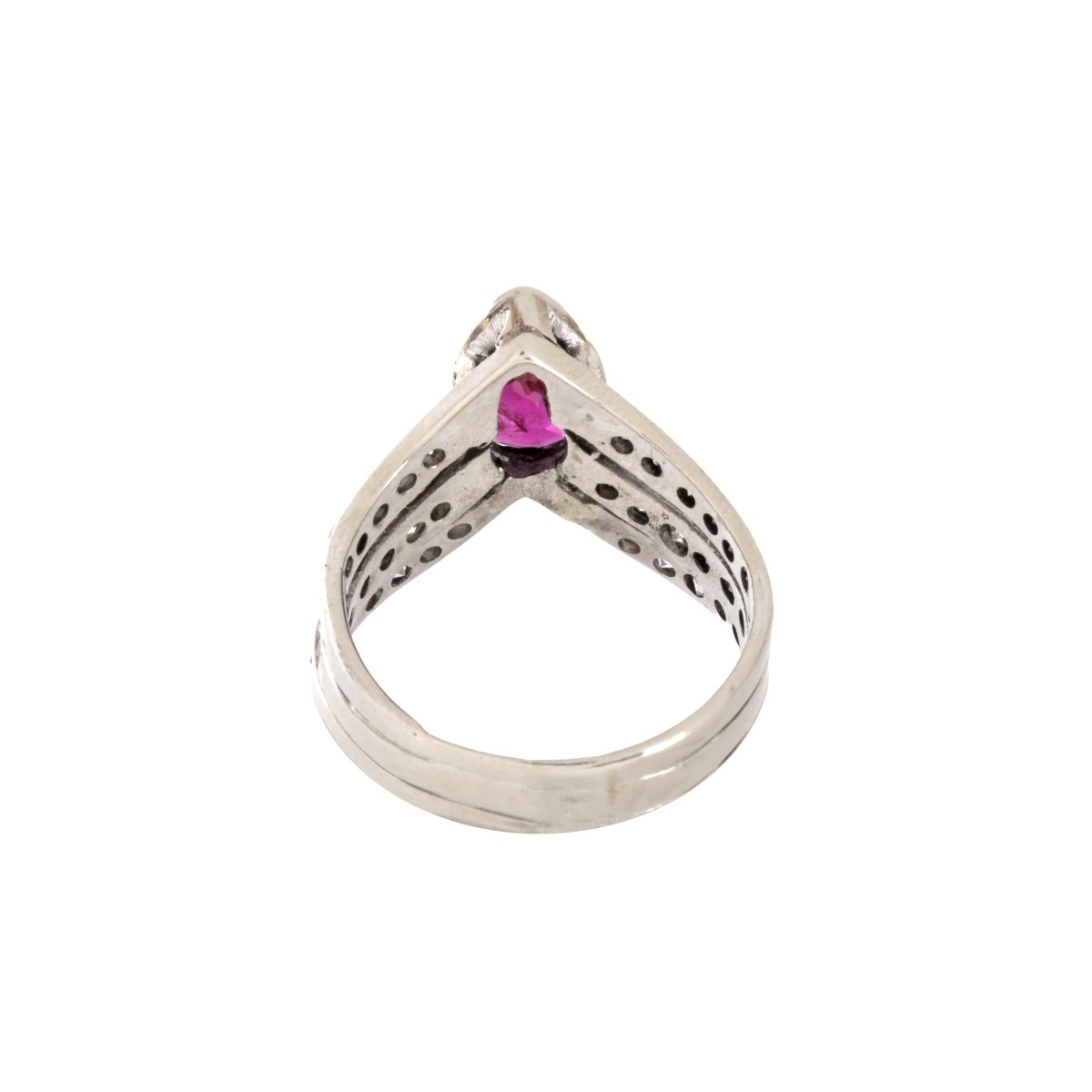 Ruby, Diamond and 14K Ring