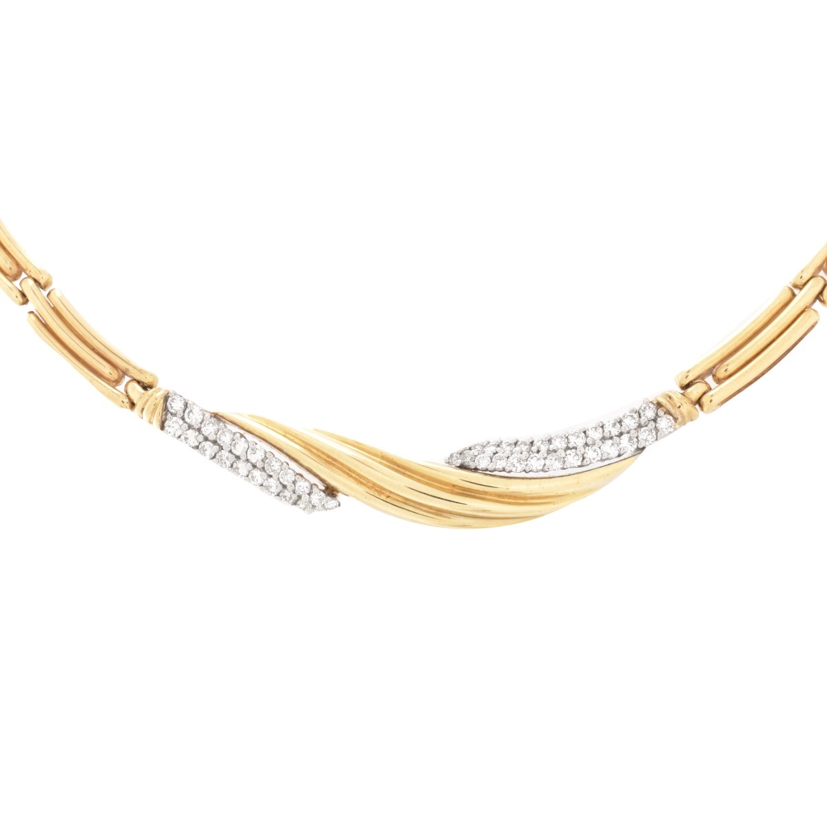 Diamond and 14K Necklace