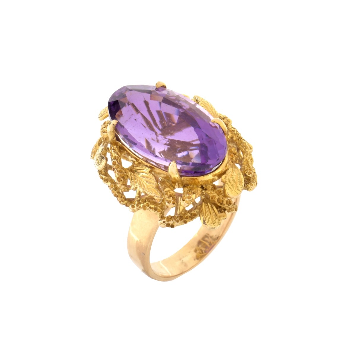 Amethyst and 14K Ring