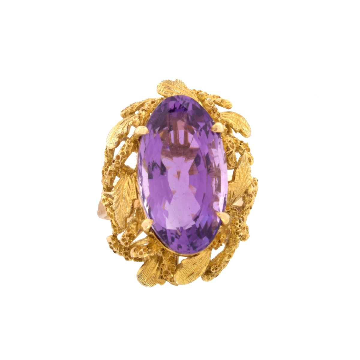 Amethyst and 14K Ring