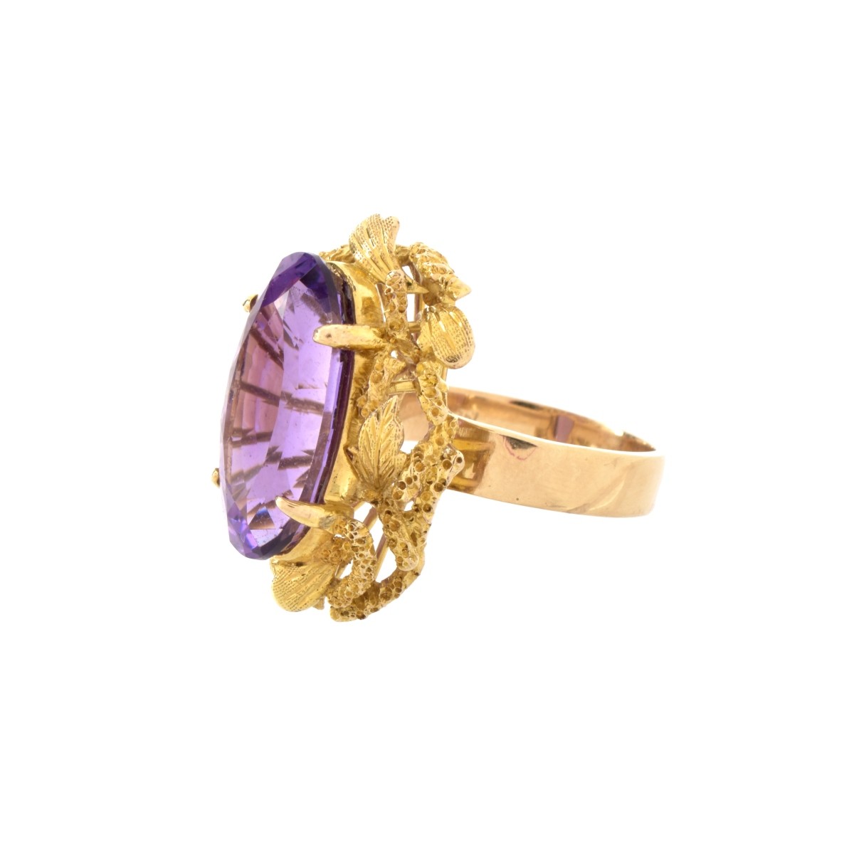 Amethyst and 14K Ring