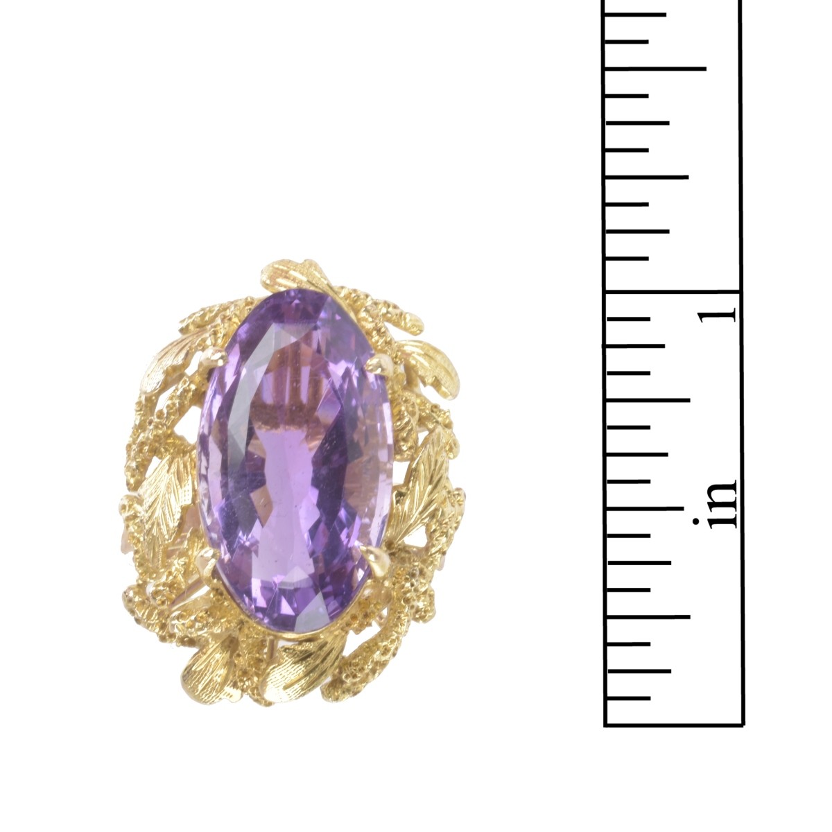 Amethyst and 14K Ring