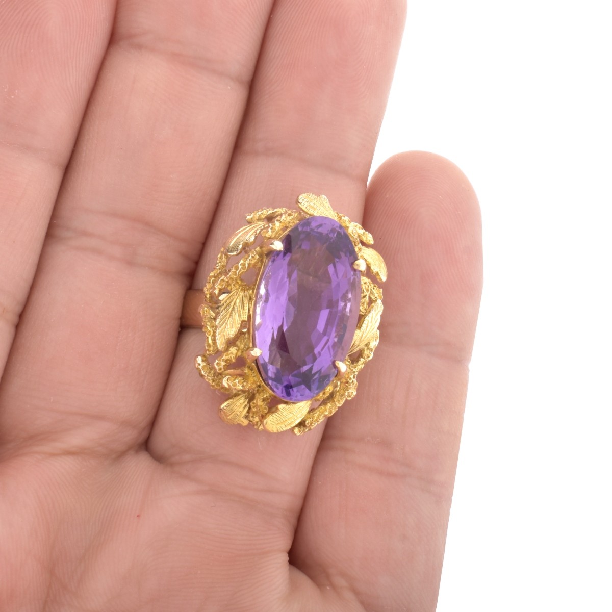 Amethyst and 14K Ring