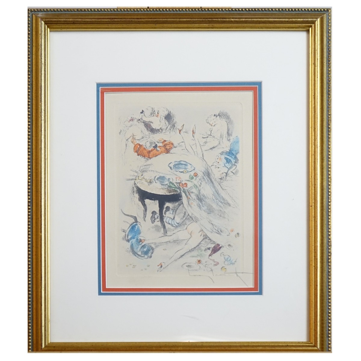Louis Icart (1888 - 1950) Color Etching