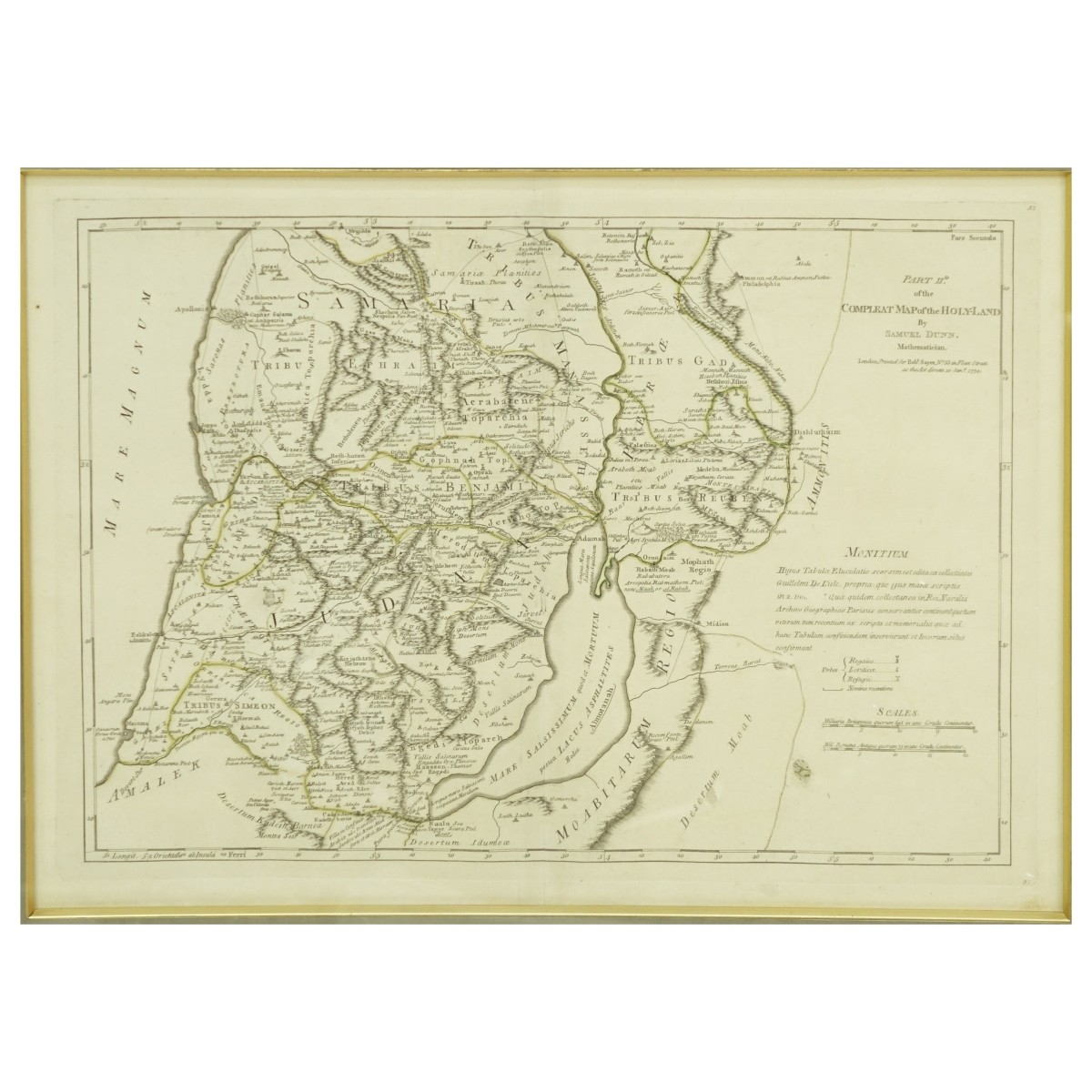 Pair Antique Map Engravings