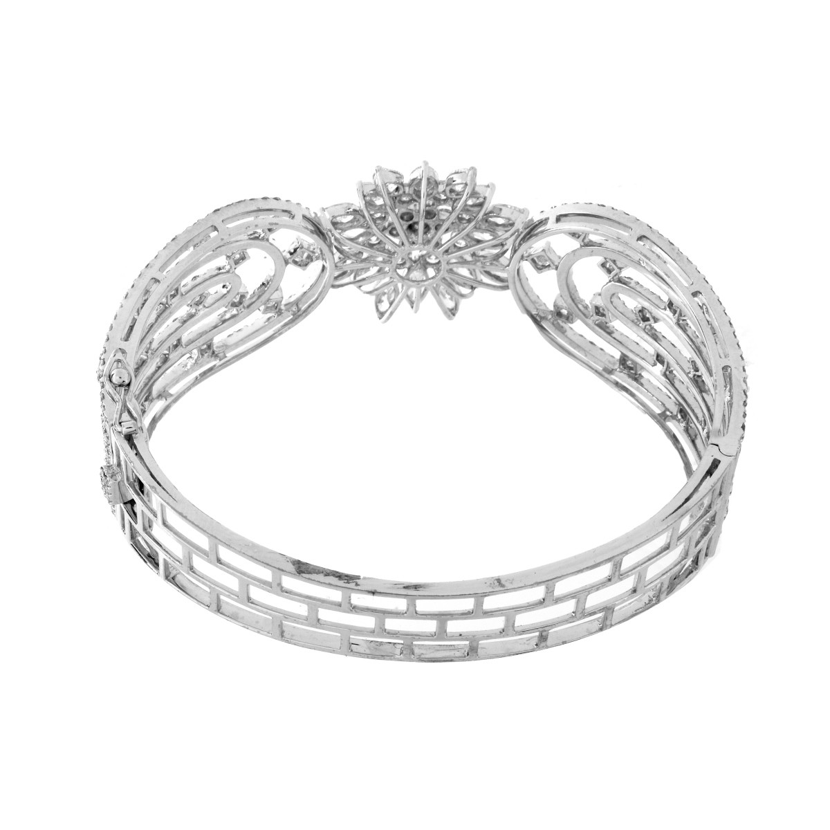 Diamond and 18K Bangle Bracelet