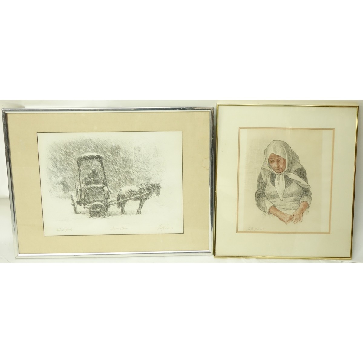 Two (2) Tully Filmus (1903 -1998) Lithographs
