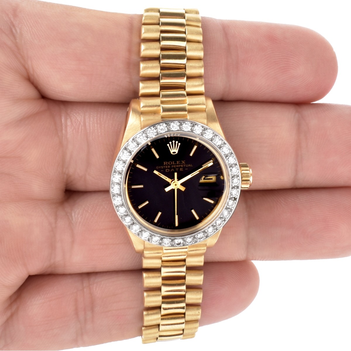 Lady's Rolex 18K Oyster Perpetual Date