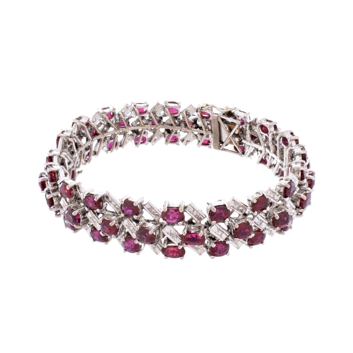 Ruby, Diamond and 18K Bracelet