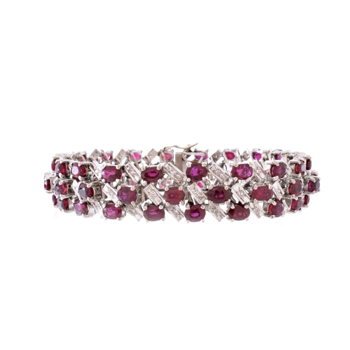 Ruby, Diamond and 18K Bracelet