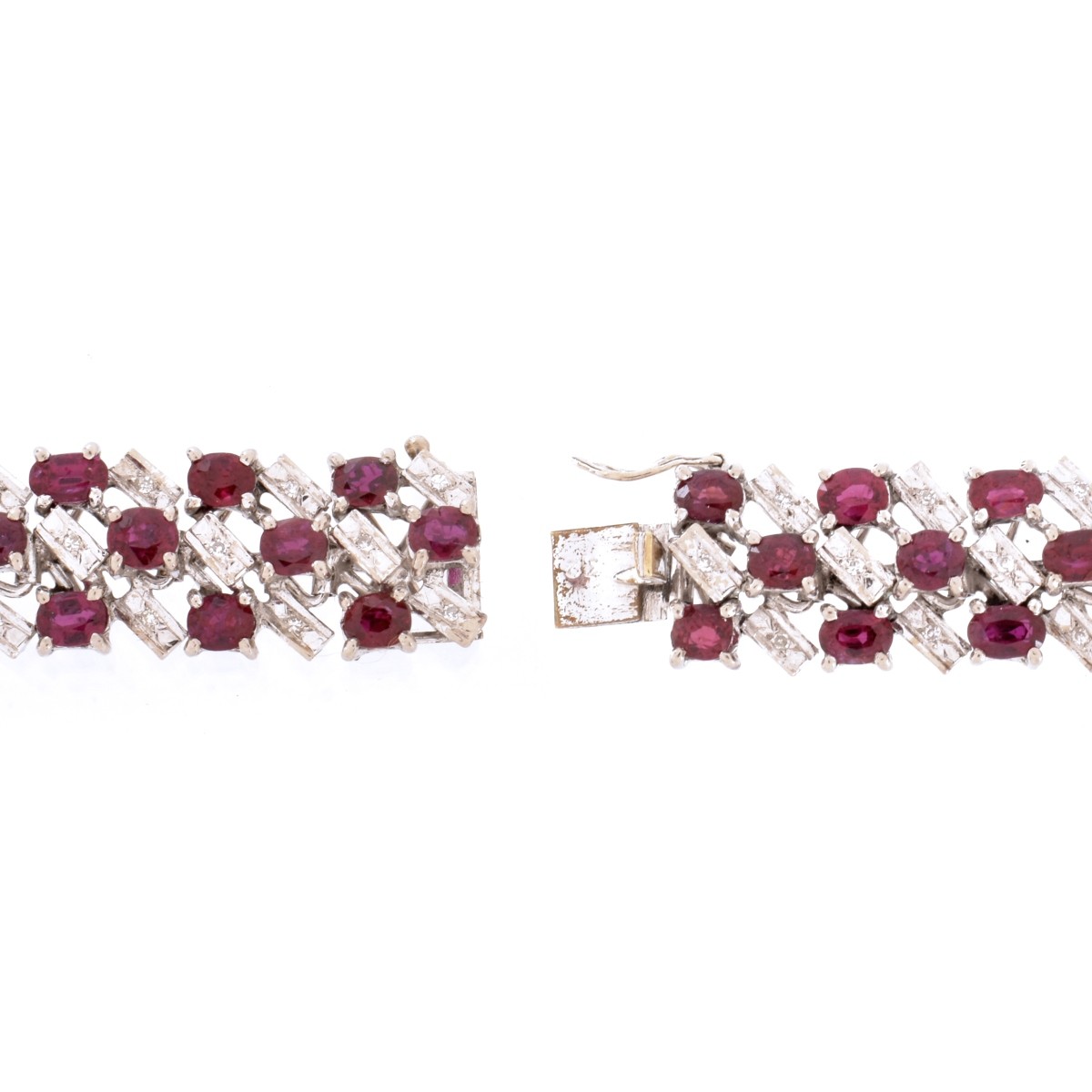 Ruby, Diamond and 18K Bracelet