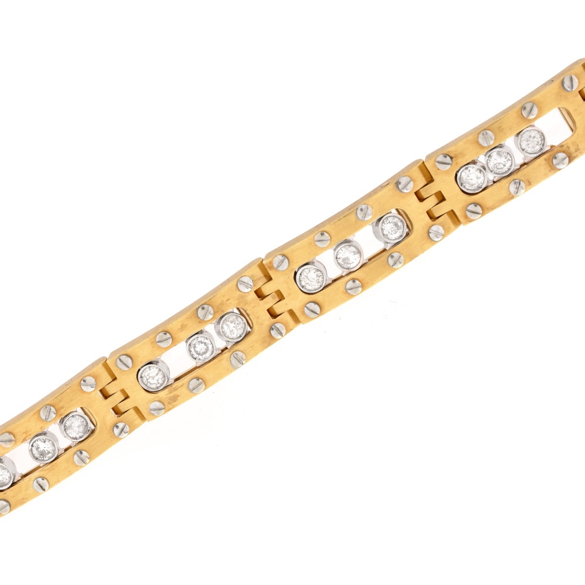 Diamond and 14K Bracelet