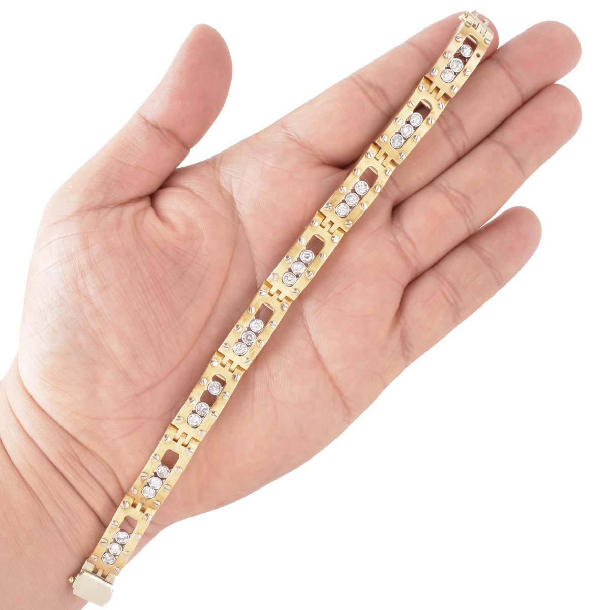 Diamond and 14K Bracelet