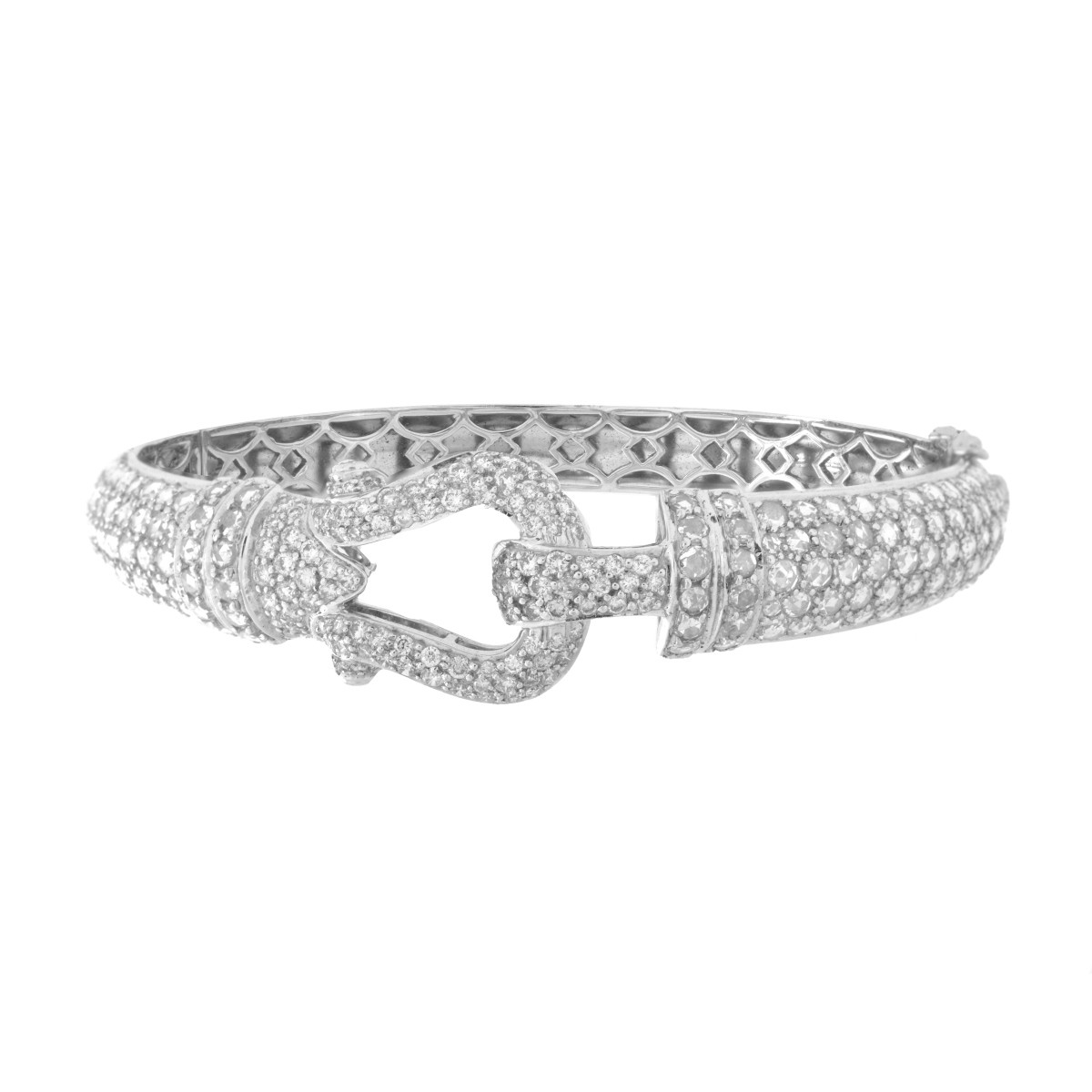 Diamond and 18K Bangle Bracelet