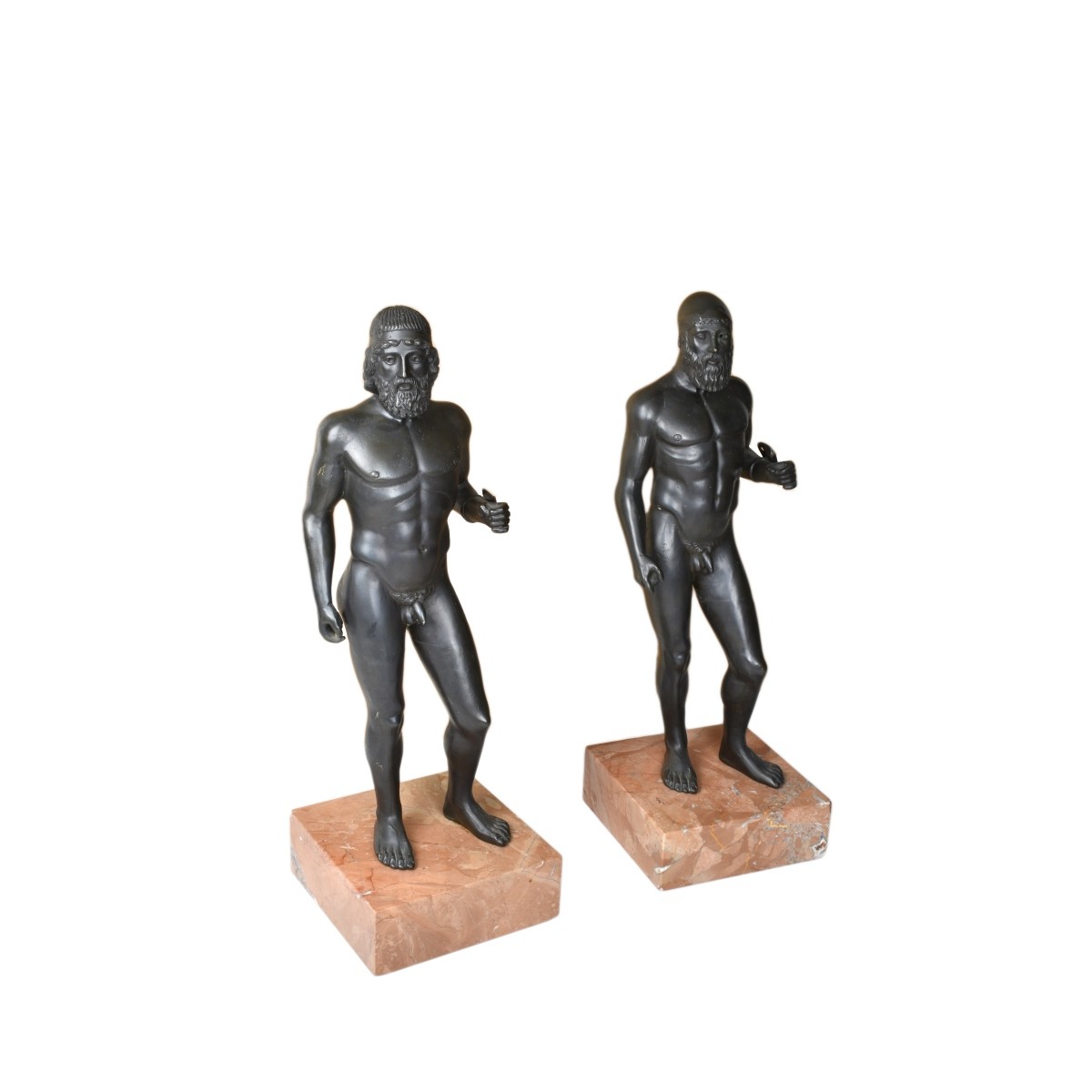 Pair of Neoclassical Style Bronze Sculptures