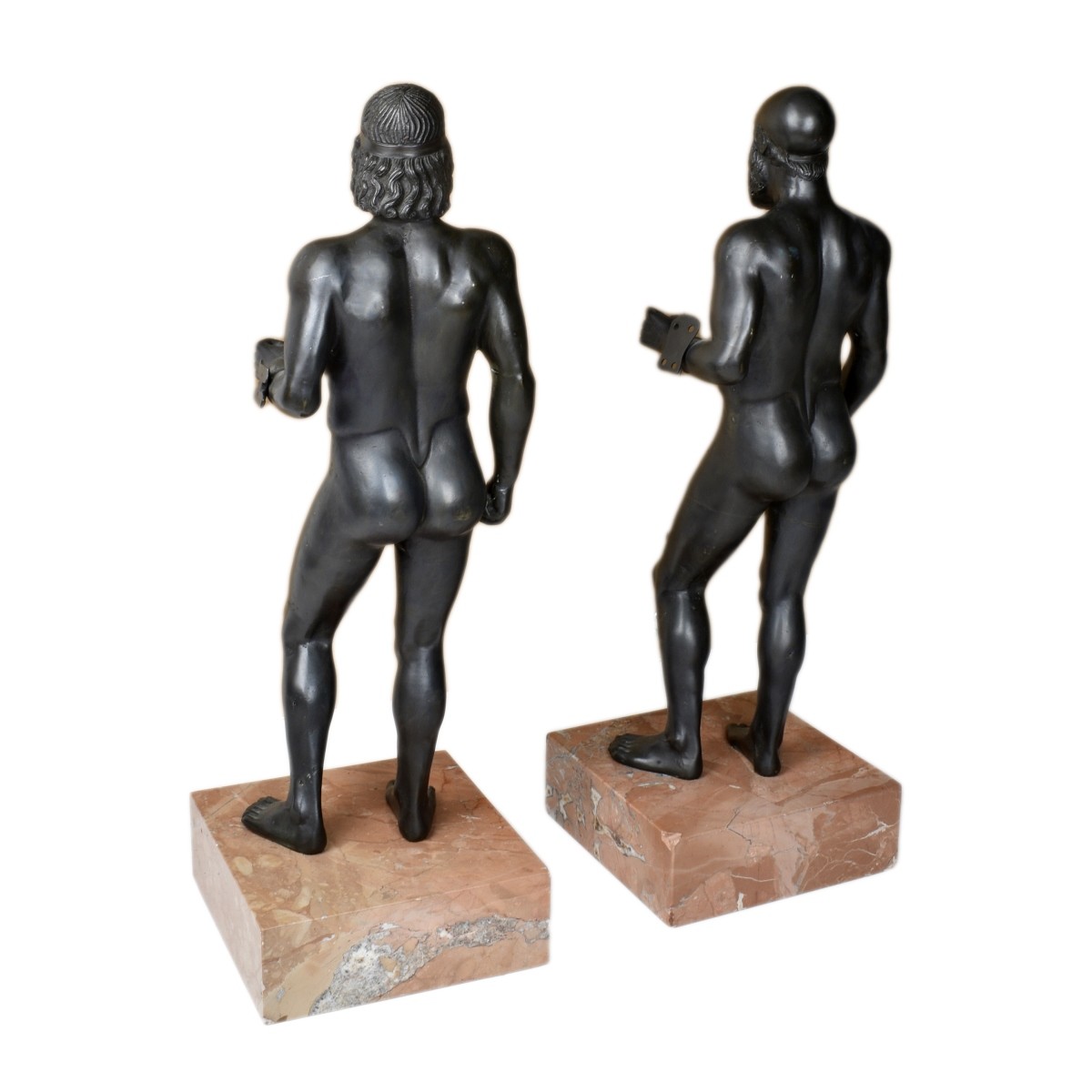 Pair of Neoclassical Style Bronze Sculptures