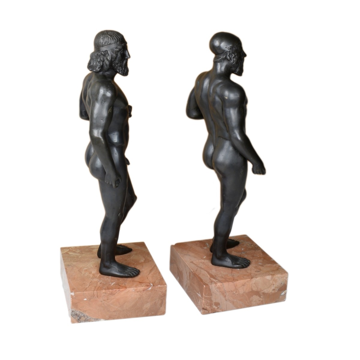 Pair of Neoclassical Style Bronze Sculptures