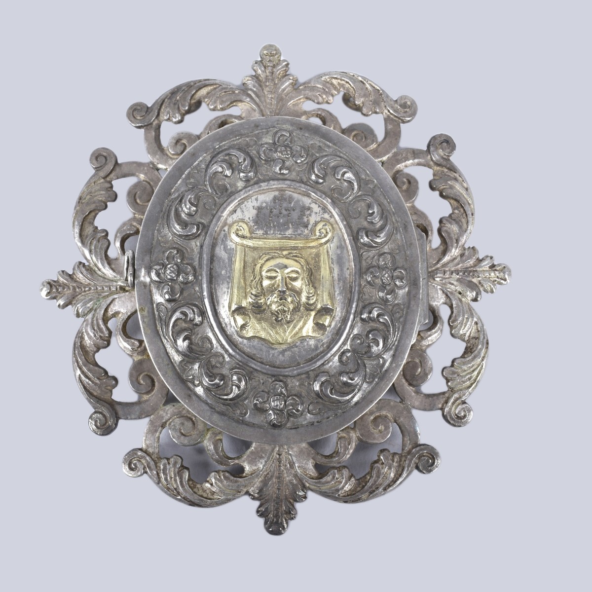 18/19th C. Spanish Colonial Silver Pyx