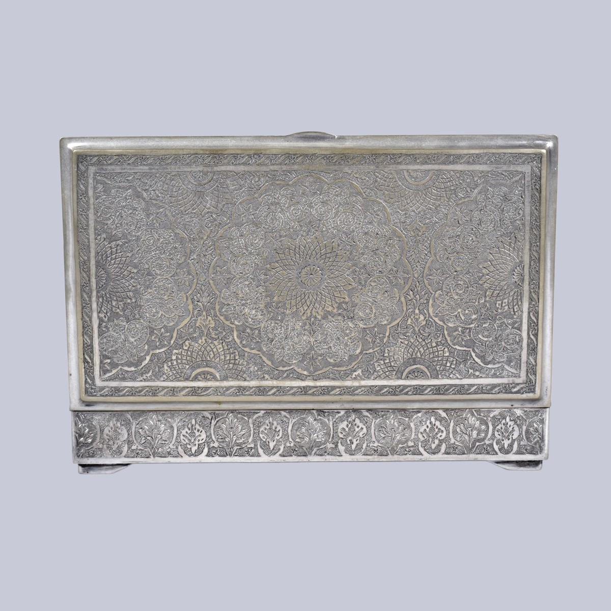 Antique Persian 84 Silver Box
