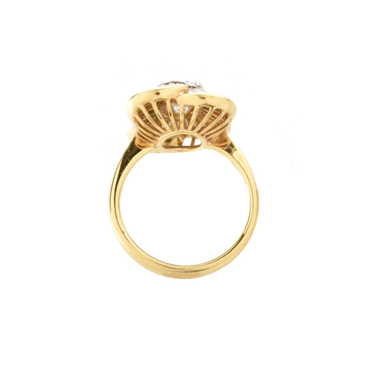 Diamond and 18K Ring