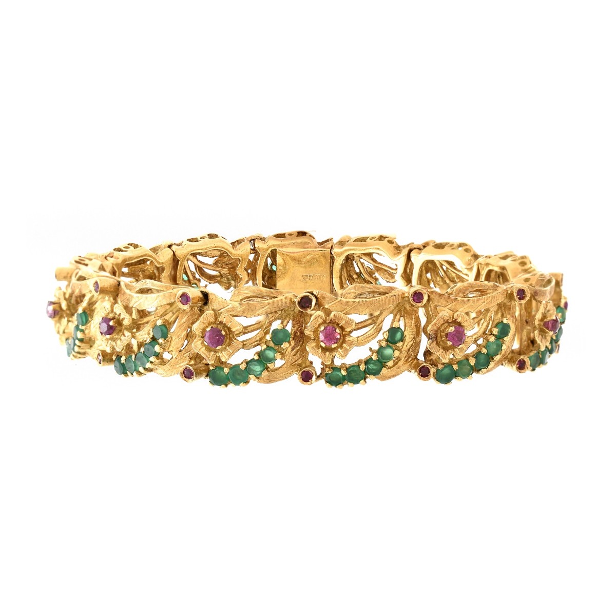 Gemstone and 18K Bracelet