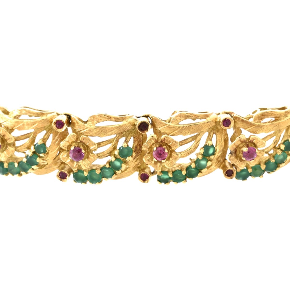 Gemstone and 18K Bracelet