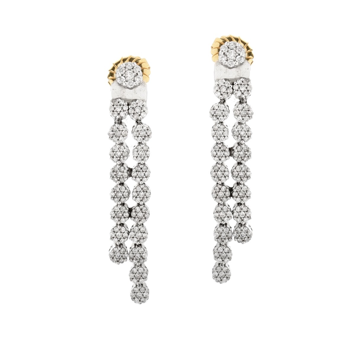 Diamond and 14K Earrings