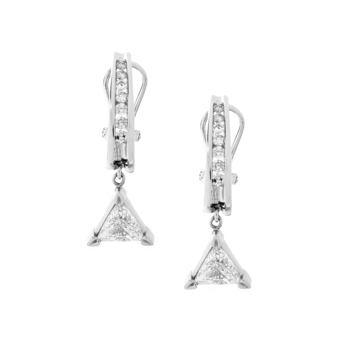 Diamond and 14K Earrings