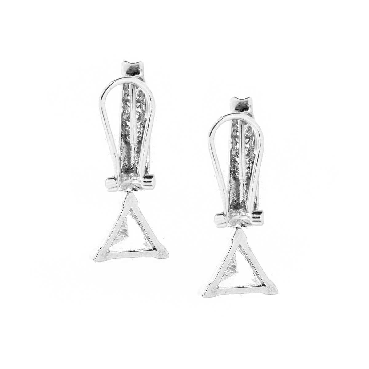 Diamond and 14K Earrings