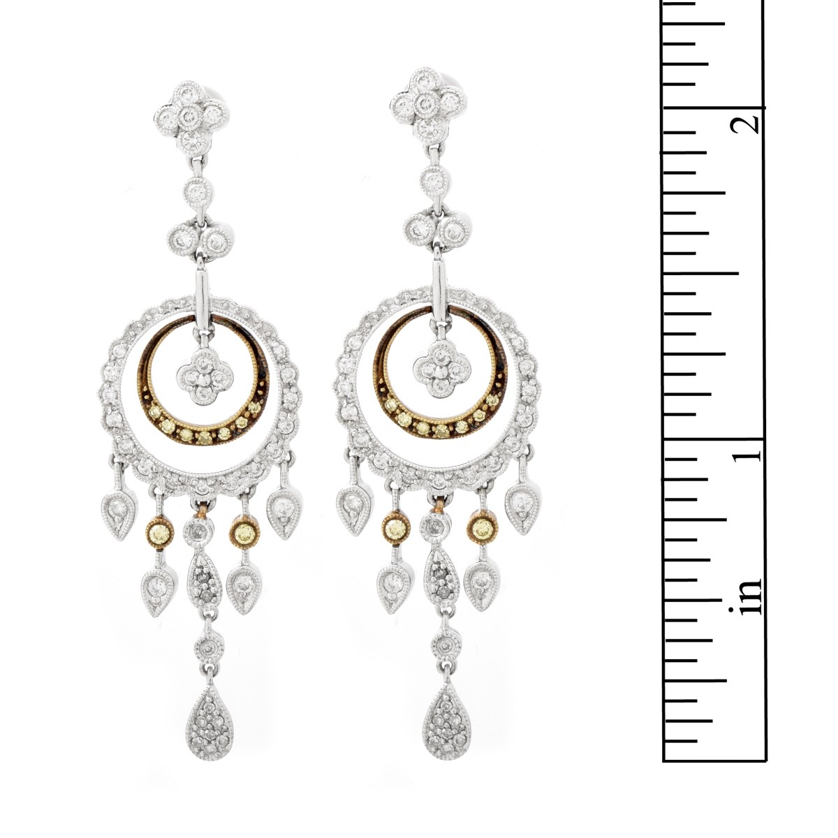 Diamond and 14K Earrings