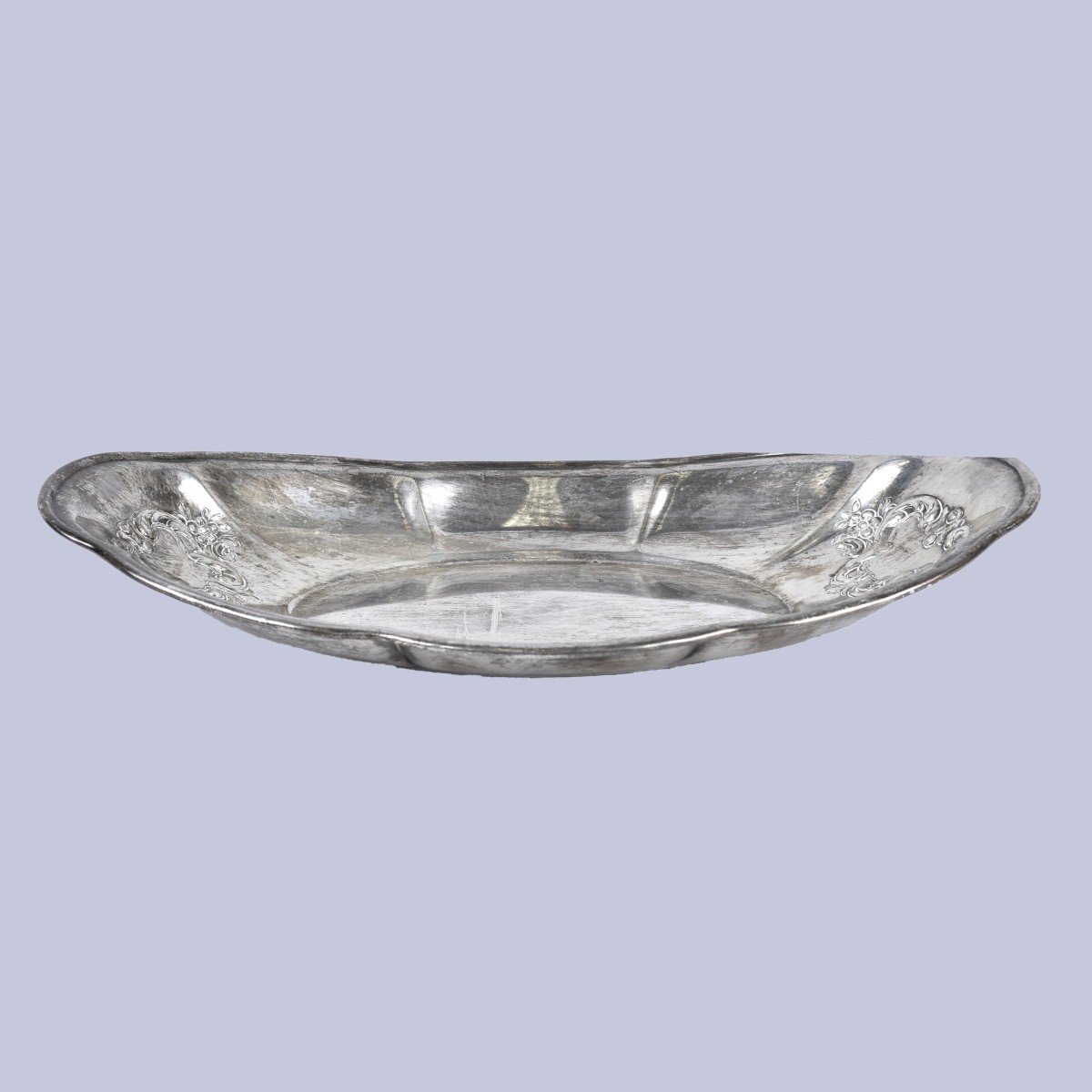 Art Nouveau Sterling Bread Tray