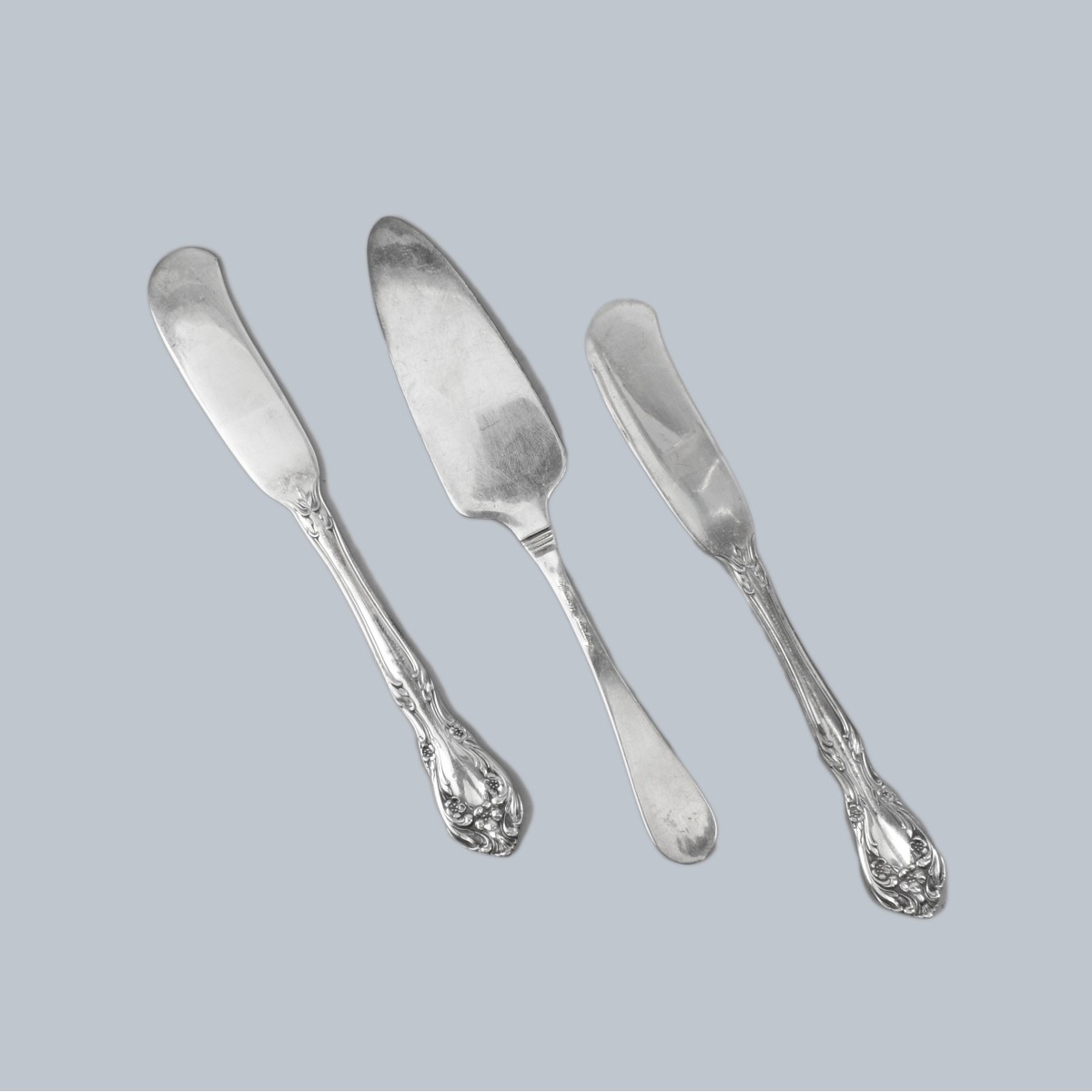 Nine Sterling Silver Tableware