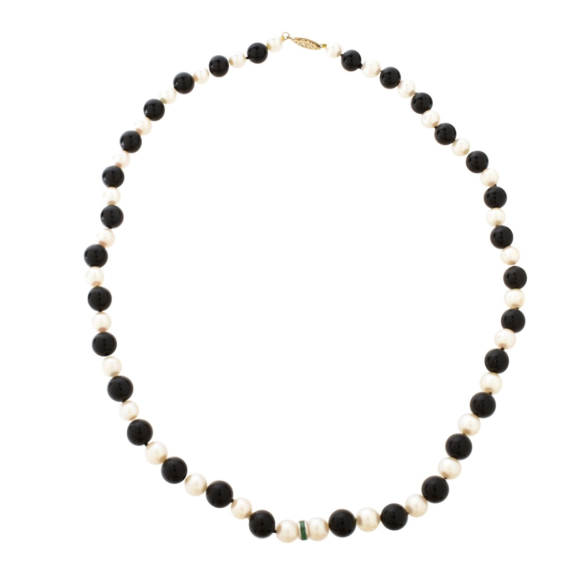 Pearl, Onyx and 14K Jewelry