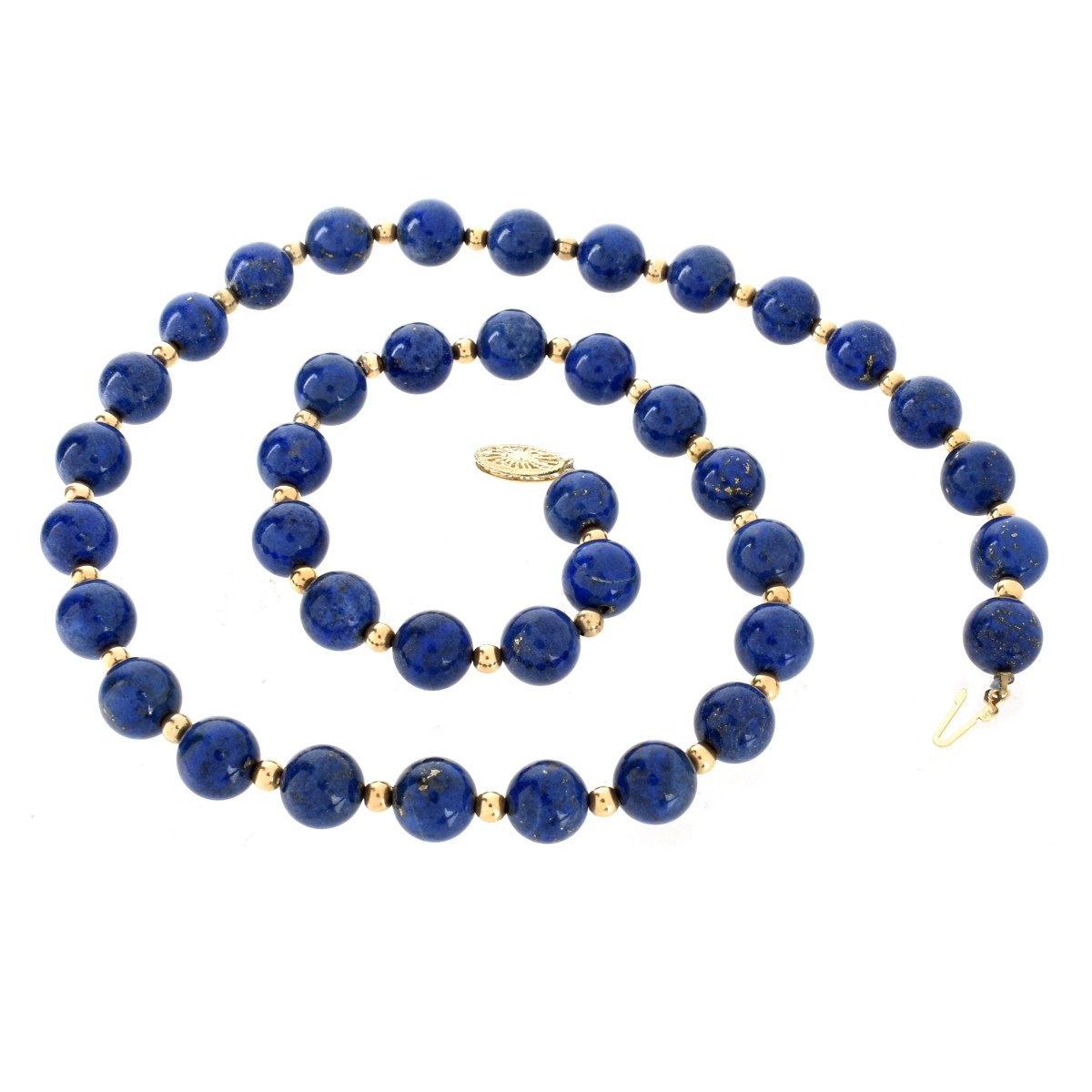 Lapis and 14K Necklace