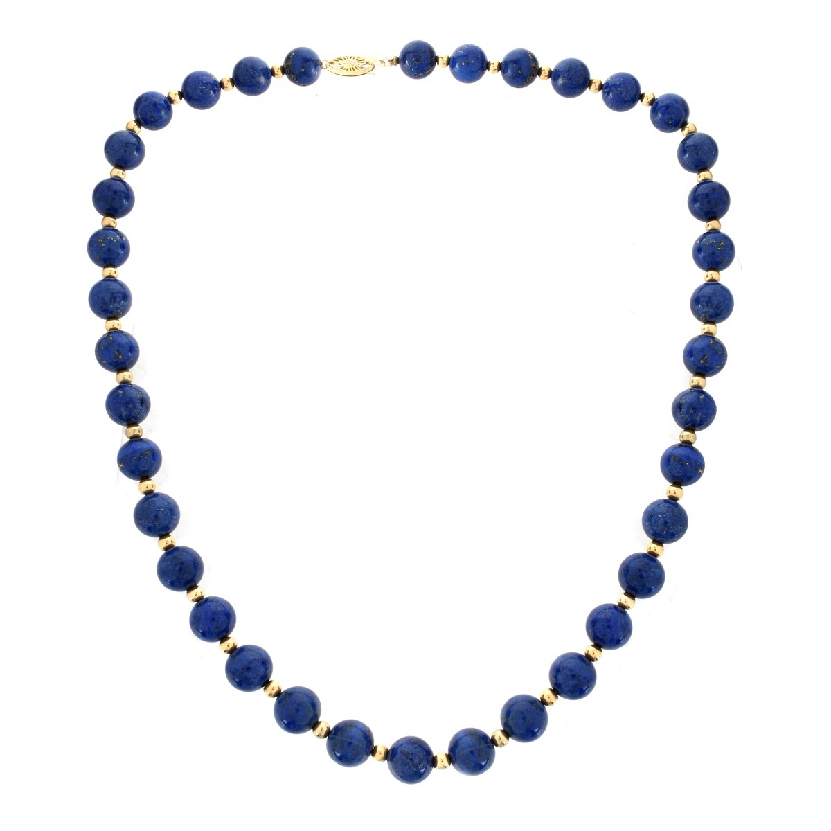 Lapis and 14K Necklace