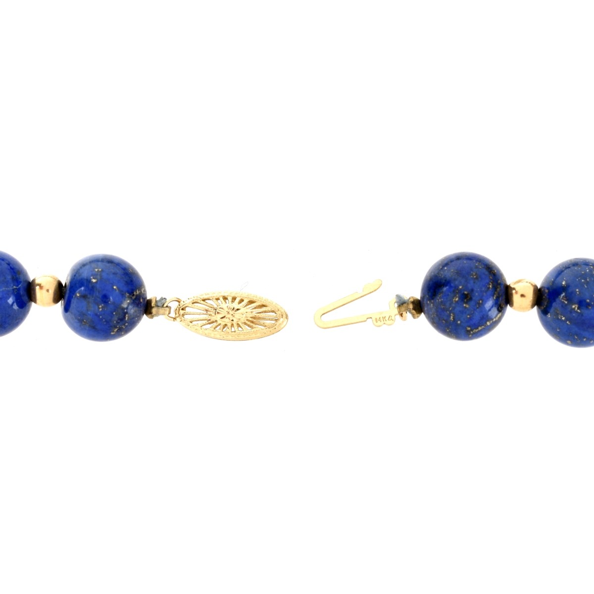 Lapis and 14K Necklace