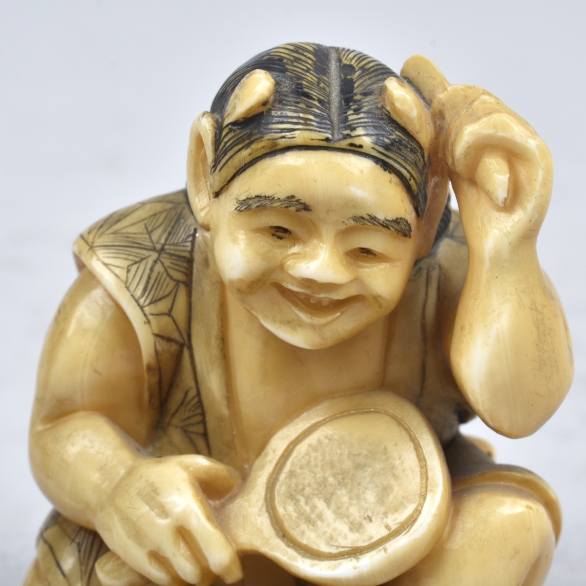 Three Japanese Netsuke Figurines