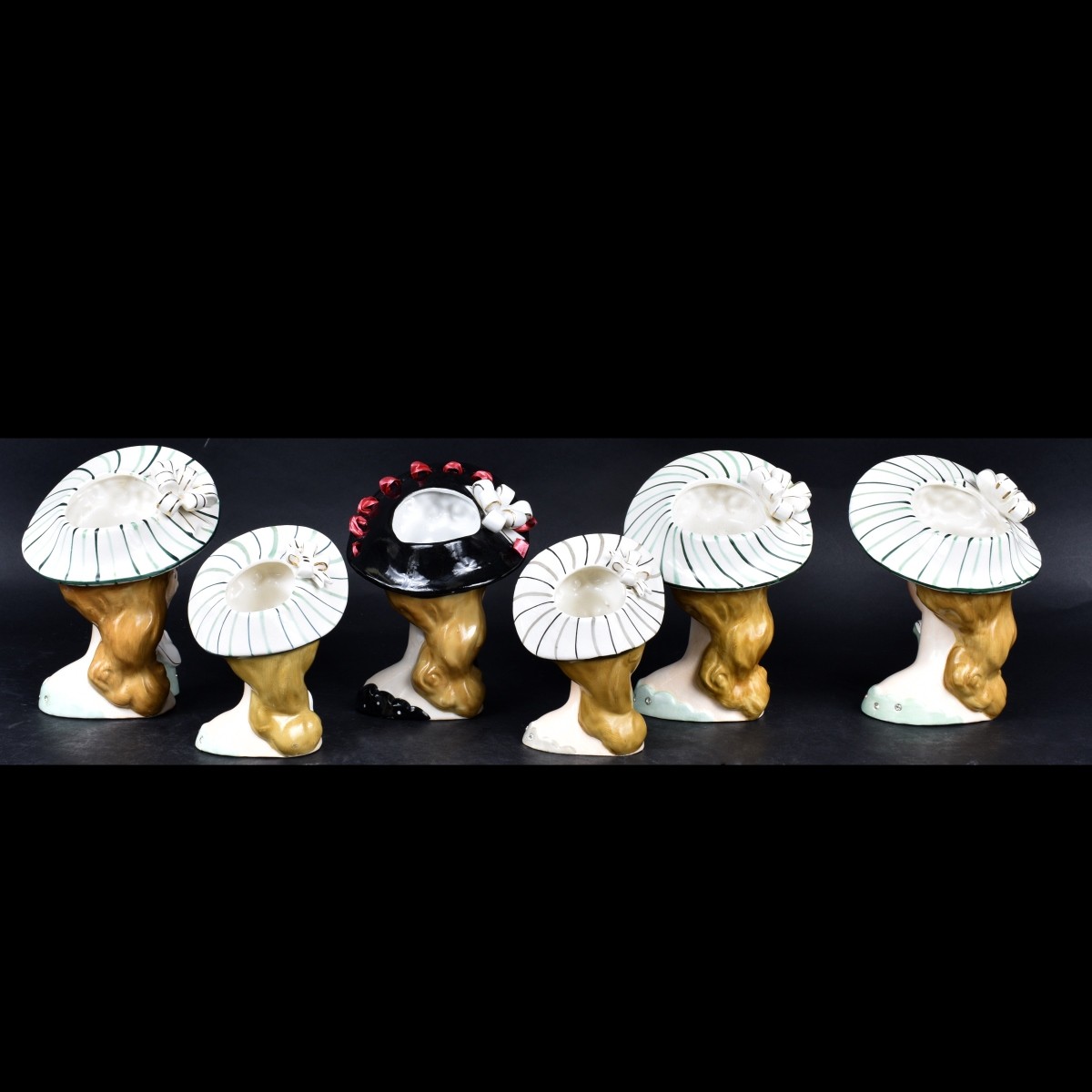 Napco Porcelain Head Vases