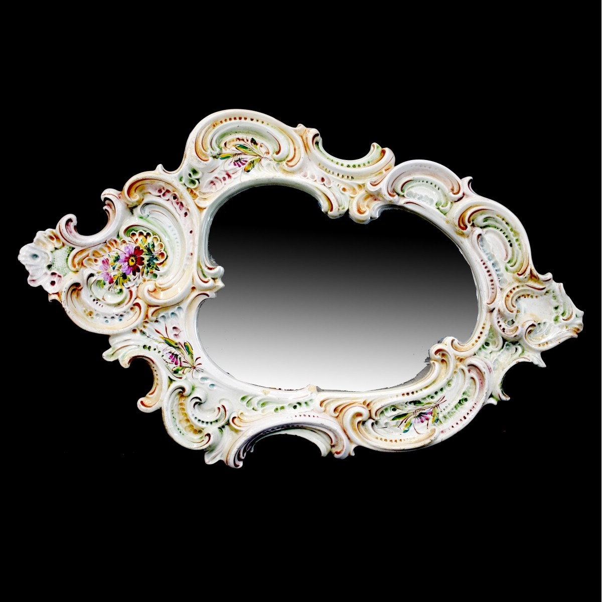 Capodimonte Ceramic Mirror