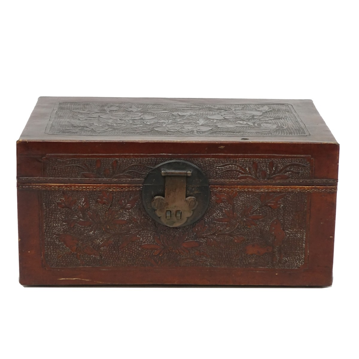 Chinese Leather Trunk