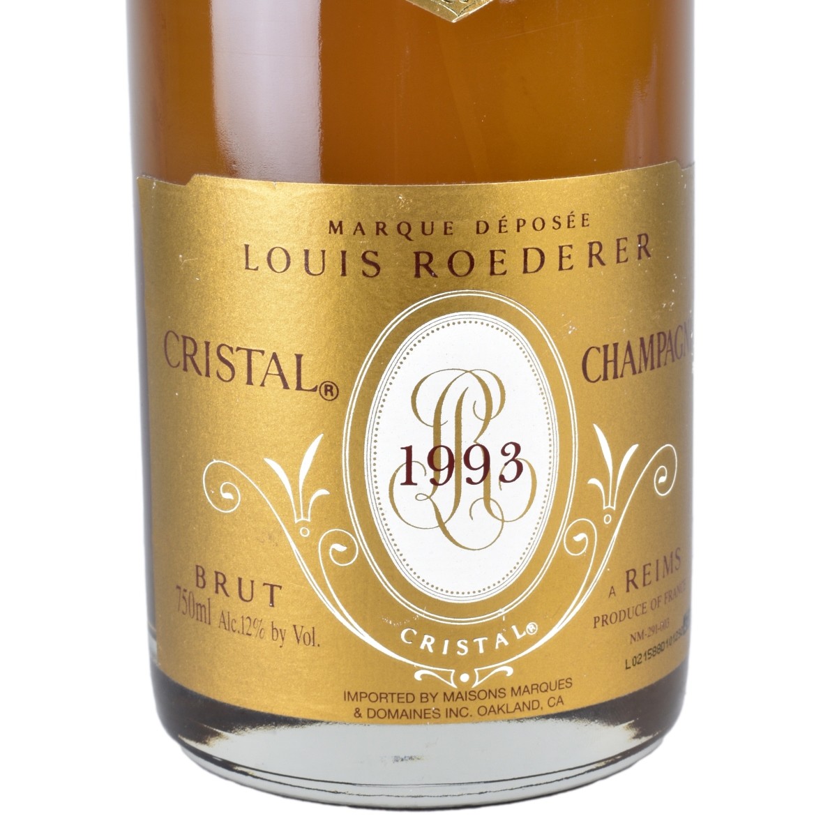 Vintage 1993 Louis Roederer Cristal Champagne