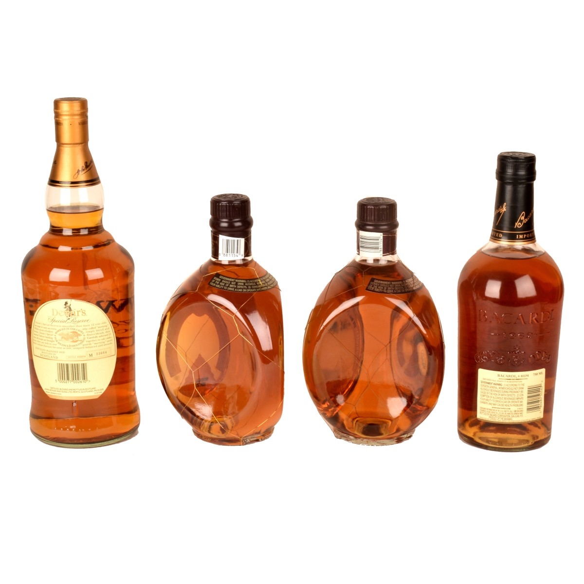 Four Assorted Bottles