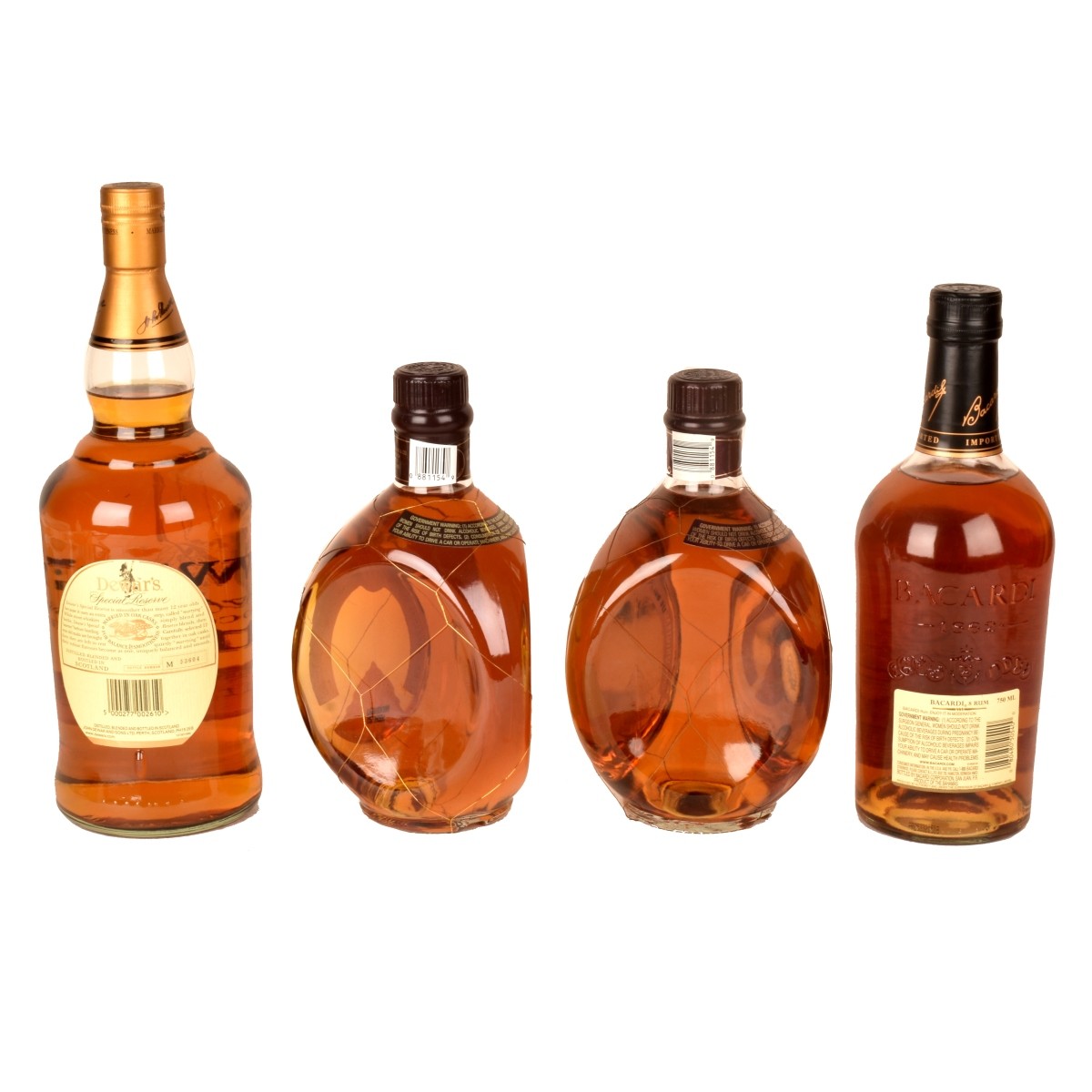Four Assorted Bottles